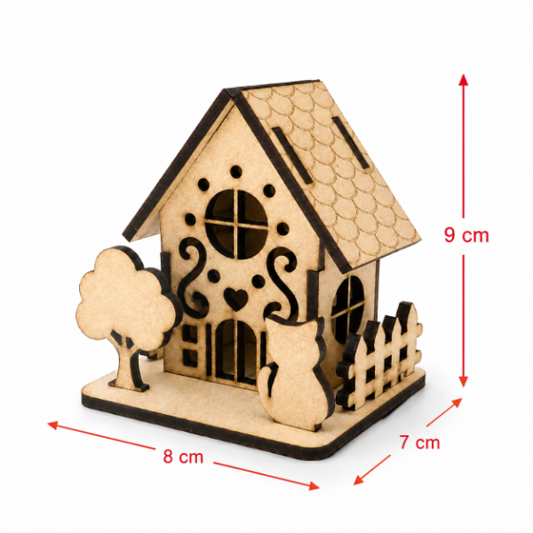 Producto - Souvenir Casita 3d Para Armar Y Pintar - 2