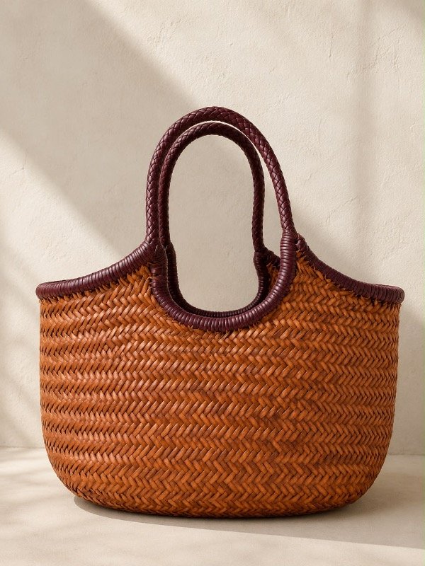Producto - The Half Moon Canasta / Tan and Mocca - 0