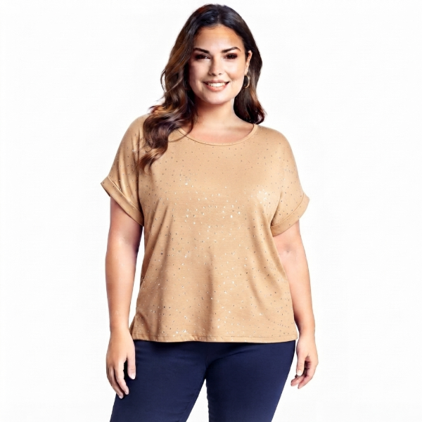Producto - Reme Crepe con brillitos. Talle Único entre 46y50 - 1