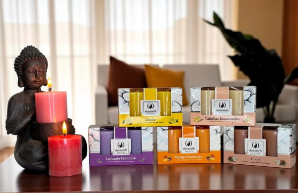 Producto - Veloncito Aromático Cera Vegetal - Cajita 2 Unidades