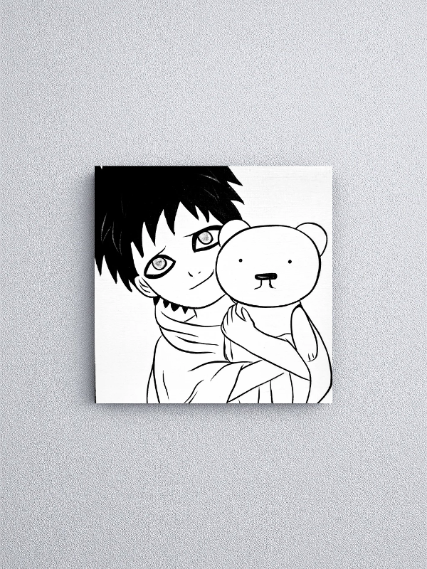 Producto - Cuadro Gaara con osito -Naruto-