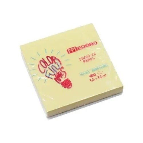 Producto - Notas Adhesivas 75x75x100 Amarillo MEDORO