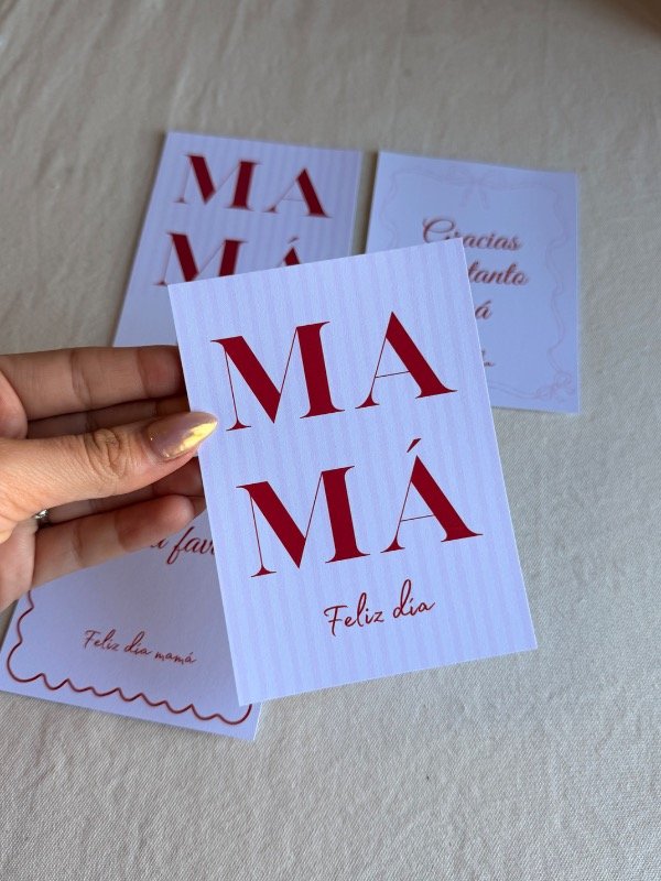 Producto - PDF + Editable Tarjetas - Stickers Día de la Madre - 1