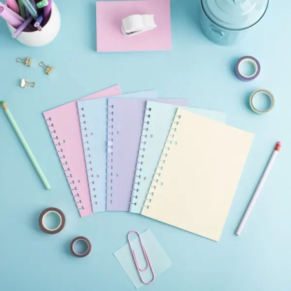 Producto - Pack A5 Pastel Liso - 25 hojas