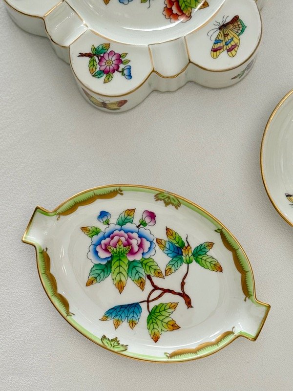 Producto - Cenicero o jabonera flores Herend Hungary