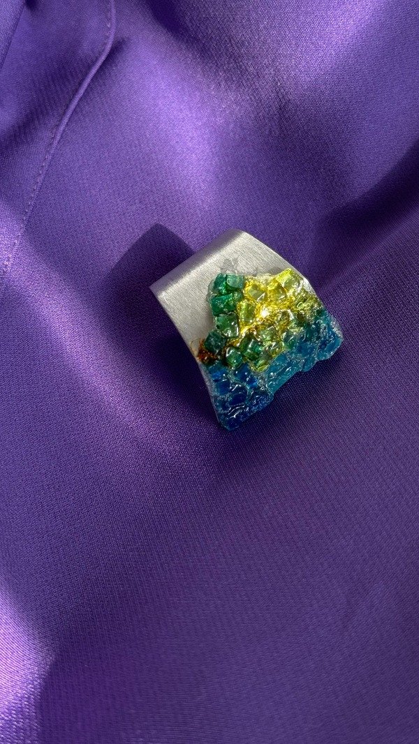 Producto - ANILLO TRENCADIS triangulo azul - 1