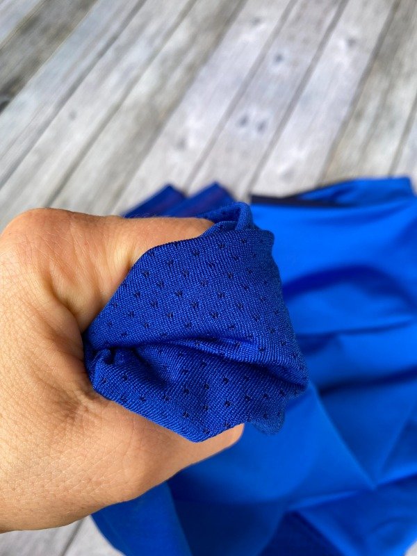 Calza larga dryfit azul francia (bien larga) — imagen 5