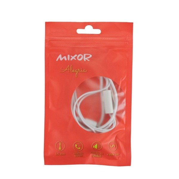 Producto - Auriculares Manos Libres In Ear Auxiliar 3,5mm Mixor