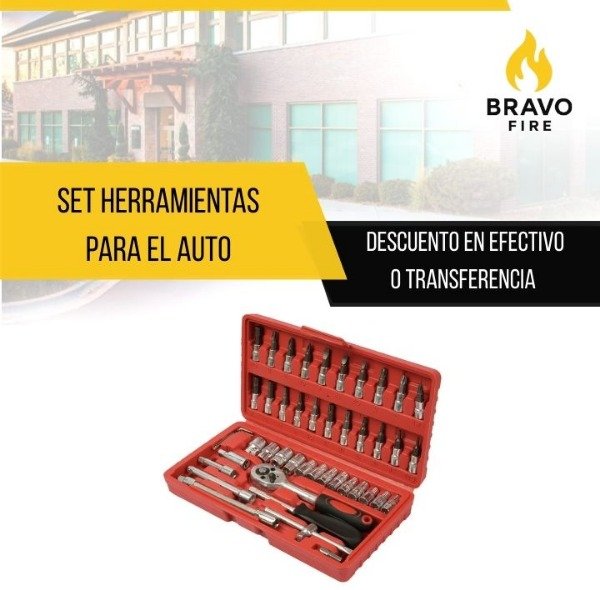 Producto - HERRAMIENTAS 46 PIEZAS ALPINA