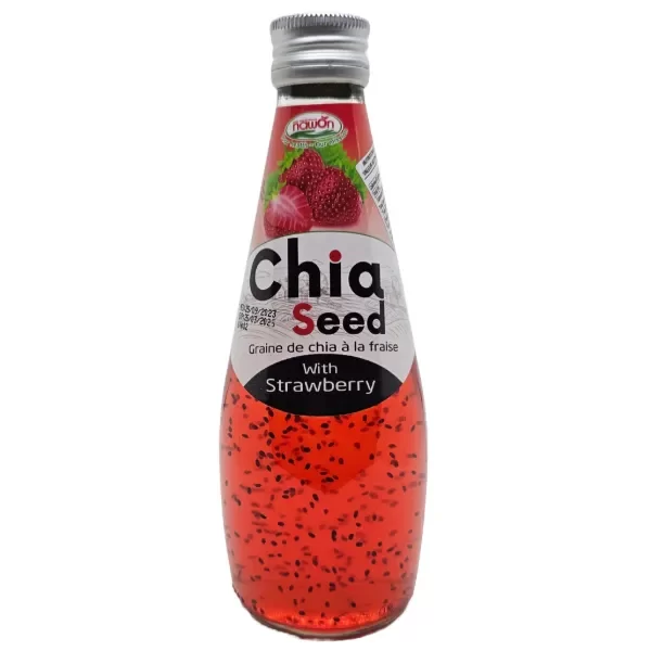 Producto - JUGO DE FRUTILLA CON SEMILLAS DE CHIA 290 ML.
