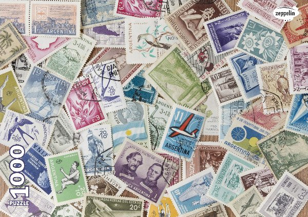 Producto - Puzzle Zeppelin 1000 Estampillas Argentinas [Alquiler]