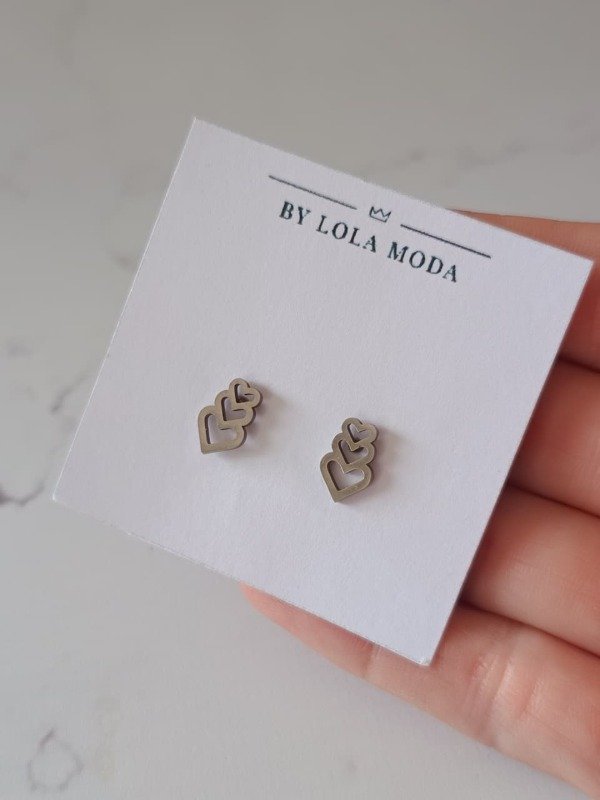 Producto - Aro triple corazón