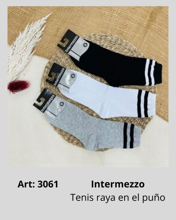 Producto - 3061 INTERMEZZO tenis c/raya en el puño