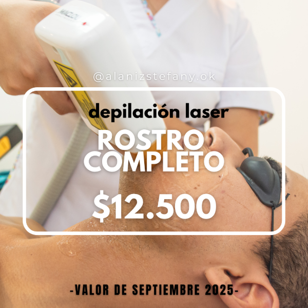 Producto - 1 sesion en rostro completo - VALOR SEPTIEMBRE