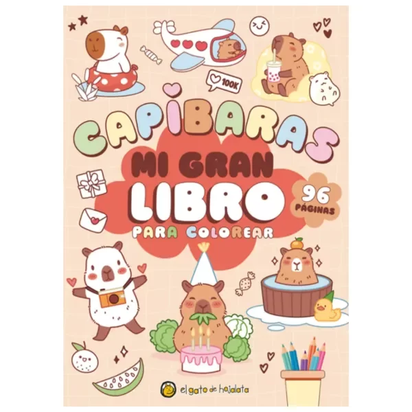 Producto - MI GRAN LIBRO PARA COLOREAR CAPIBARAS
