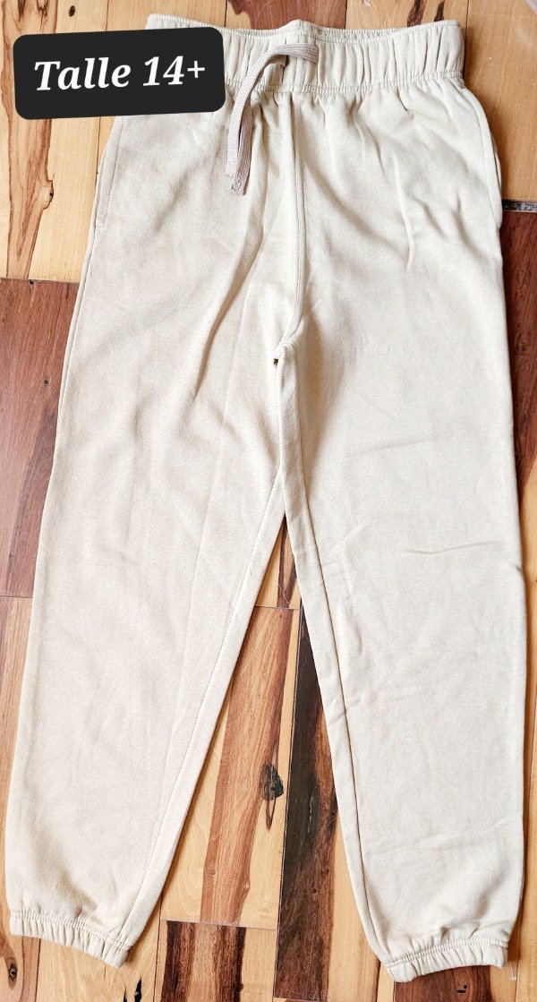 Producto - Pantalón con friza HyM talle 14 beighe