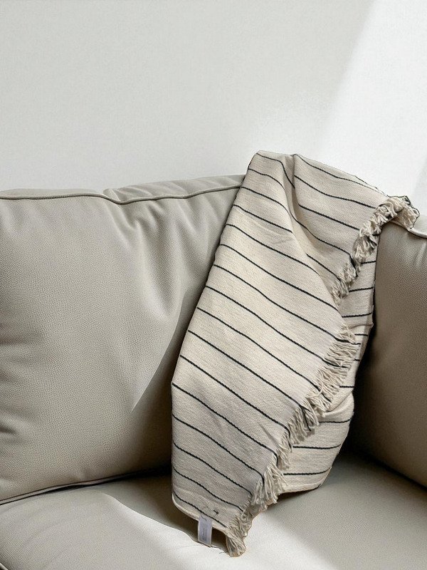 Producto - Manta mod. Mura beige 140x160 cm