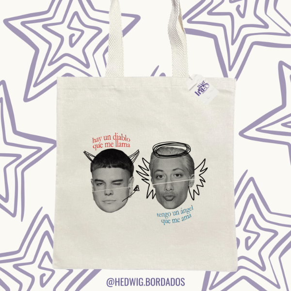 Producto - TOTE BAG Diablo CA7RIEL Y PACO - DTF