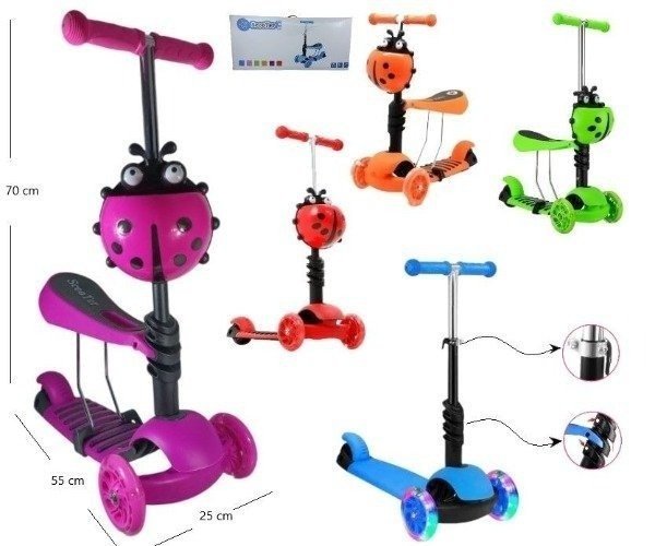 Producto - Monopatín scooter con asiento MG-3C - 1