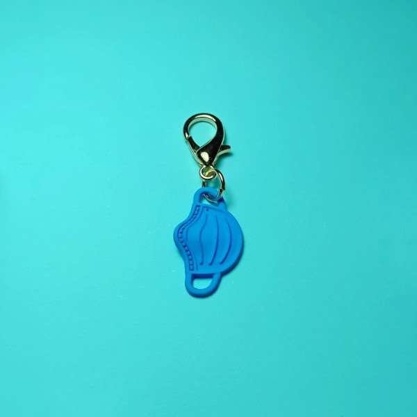 Producto - Charm Barbijo - Celeste