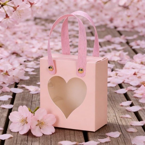 Producto - Caja bolso corazón x 10 unidades
