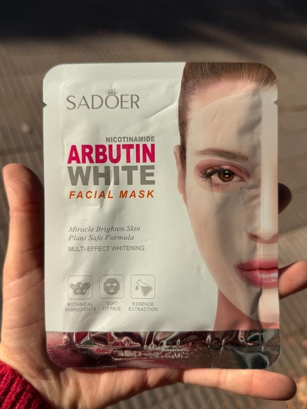 Producto - Mascarilla Sadoer Arbutina