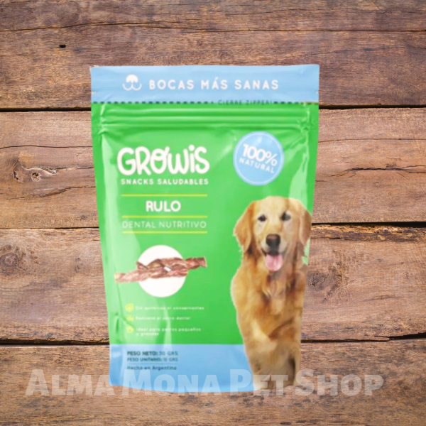 Producto - Growis Snack Saludable Para Perros Rulo Dental Nutritivo