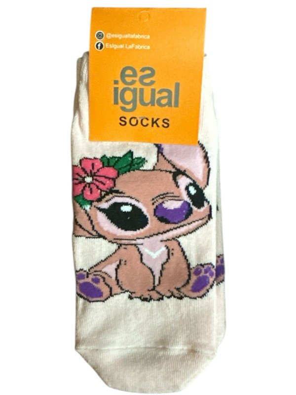 Producto - MEDIAS SOQUETE CON ANTIDESLIZANTE ANGELA 2 (STITCH) 23 AL 33