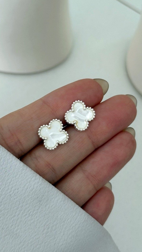 Producto - Pasantes Cleef nacar 13mm ACERO BLANCO