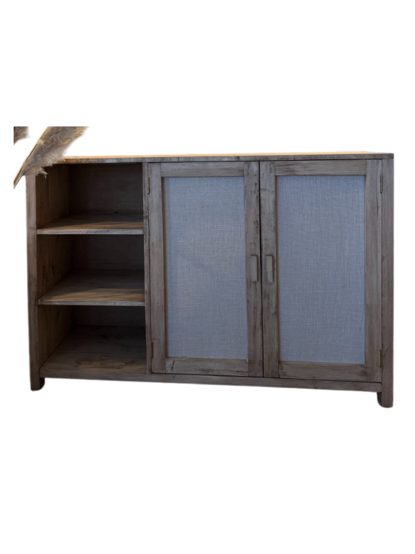 Producto - Bahiut Vajillero Esterilla 2 Puertas 120 Cm Alamo
