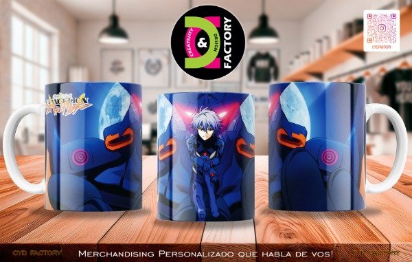 Producto - Taza - Anime - Neon Genesis Evangelion - TZ-RT-BL-11OZ-132-ANM-NGE