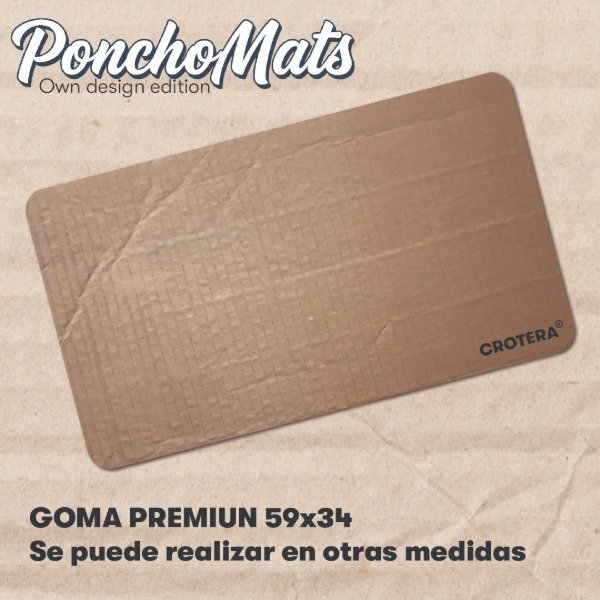 Producto - Playmat TCG tapetes Crotera Ponchomats own game design 59x34