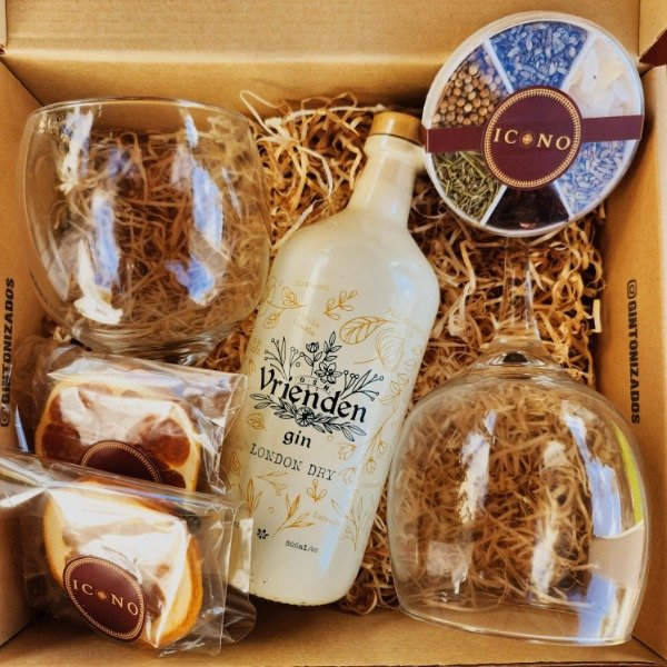 Producto - GiftBox Gin Vrienden London Dry