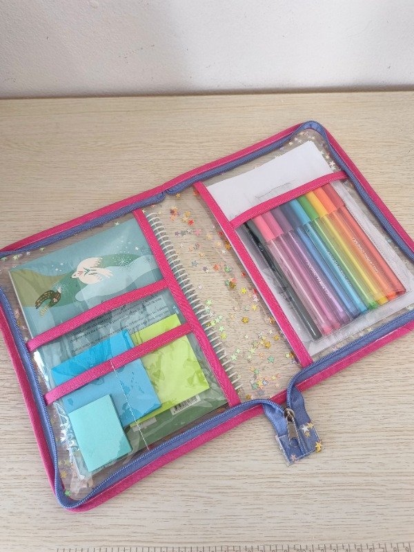 Producto - Organizador A5 Cristal Fucsia - 1
