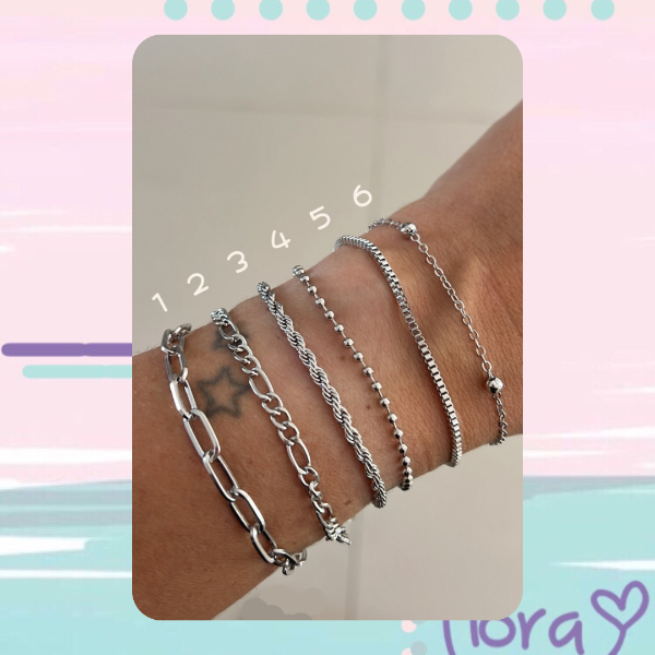 Producto - Pulseras Acero Largo Ajustable - 0
