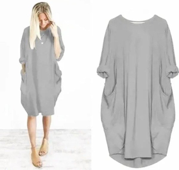 Producto - Vestido Globo Gris