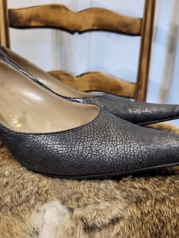 Producto - Stillettos RICKY SARKANY gris metálico Talle 39 - PRECIO: 34X - 1