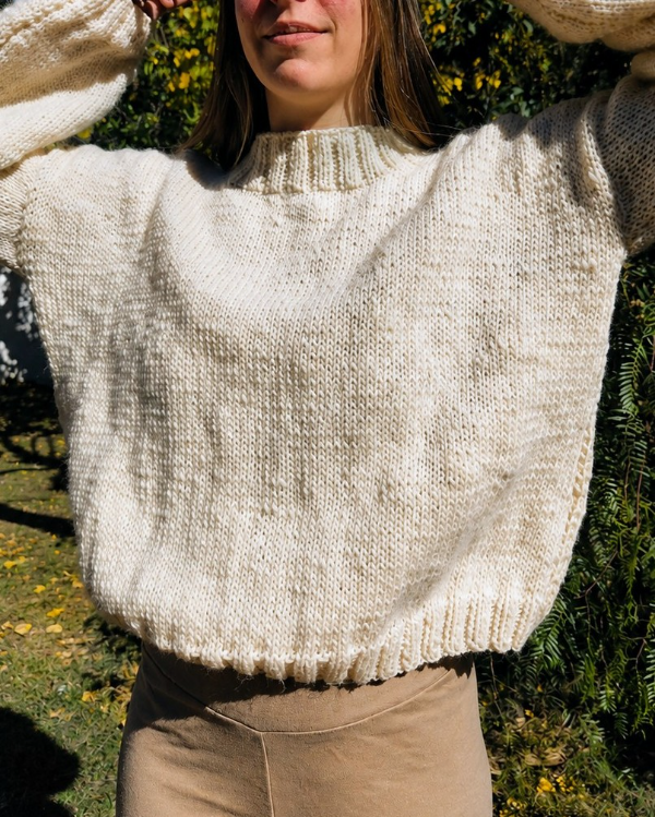 Producto - Sweater Tierra - Crudo