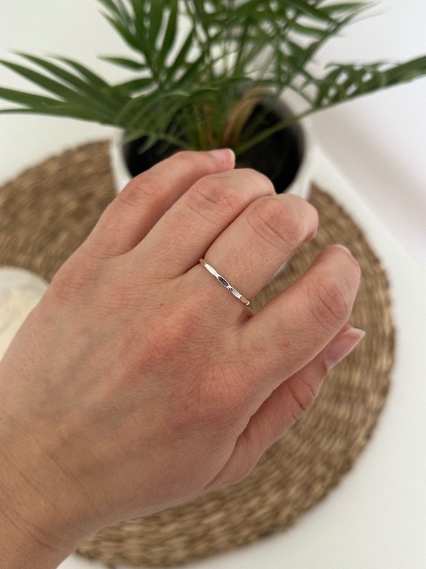 Producto - Anillo Facetado Chato