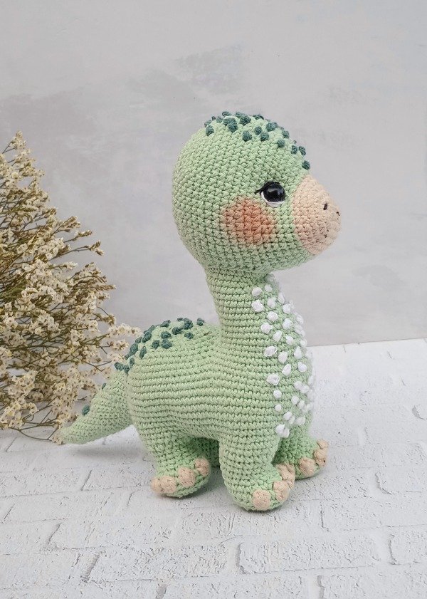Producto - Clemente Brontosaurio - Guía de tejido - 2