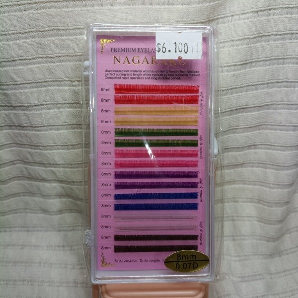 Producto - Pestañas Pelo x pelo 0.07 D MIX 8 mm