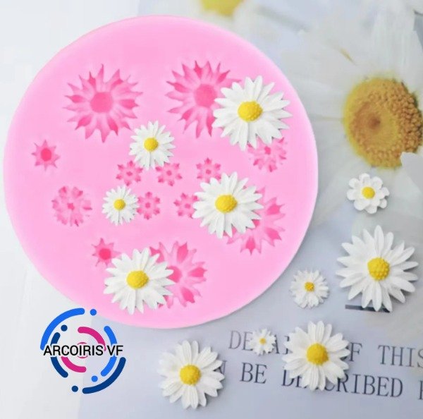 Producto - MOLDE SILICONA VARIOS MARGARITAS
