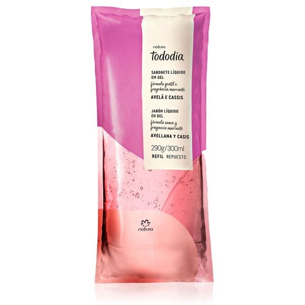 Producto - Repuesto Jabón Líquido Corporal Tododia Avellana y Casis 300 ml