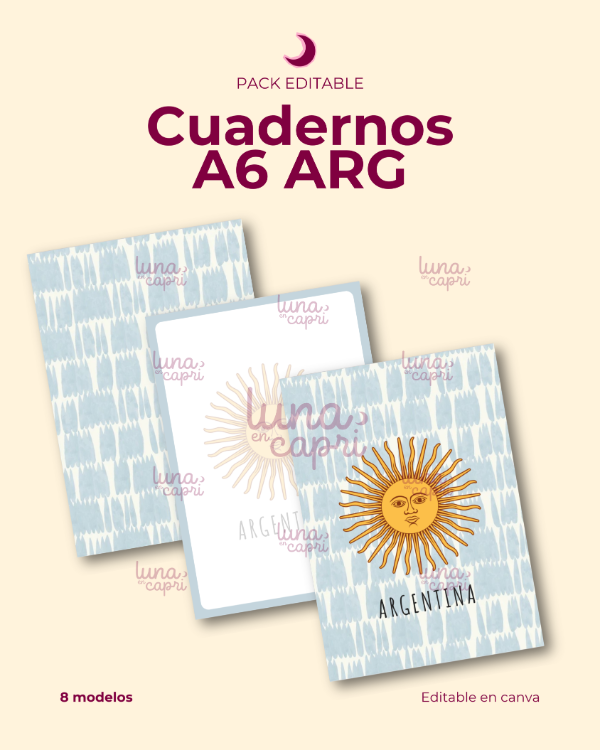 Producto - Cuadernitos A6 Arg