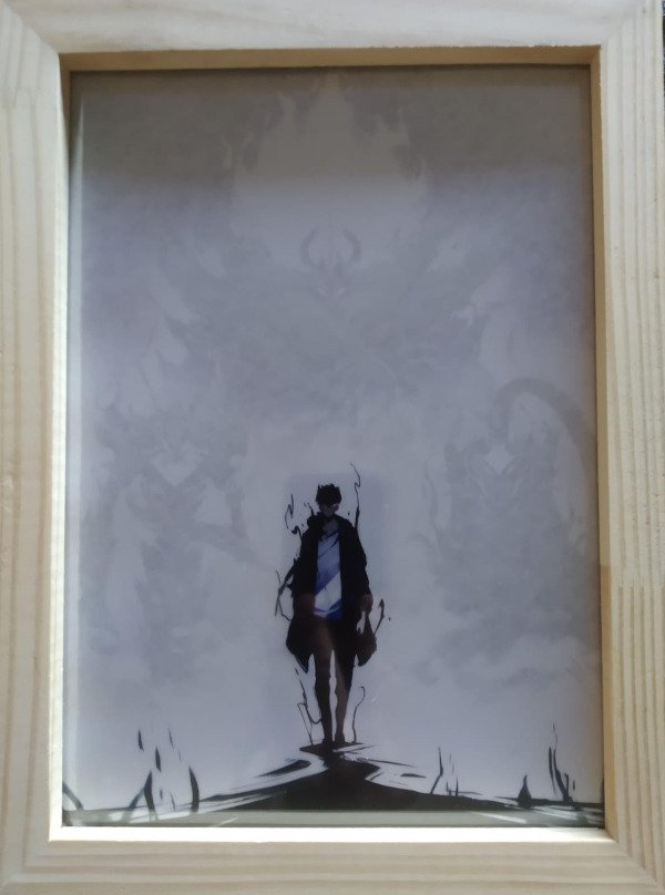 Producto - Solo leveling - Cuadro Iluminado Doble Capa
