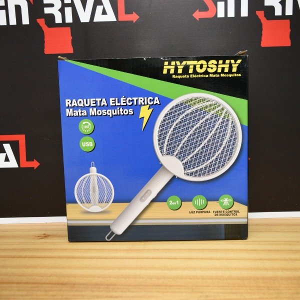 Producto - RAQUETA ELECTRICA MATA INSECTOS PLEGABLE XH-889