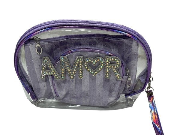 Producto - Neceser triple lila Amor