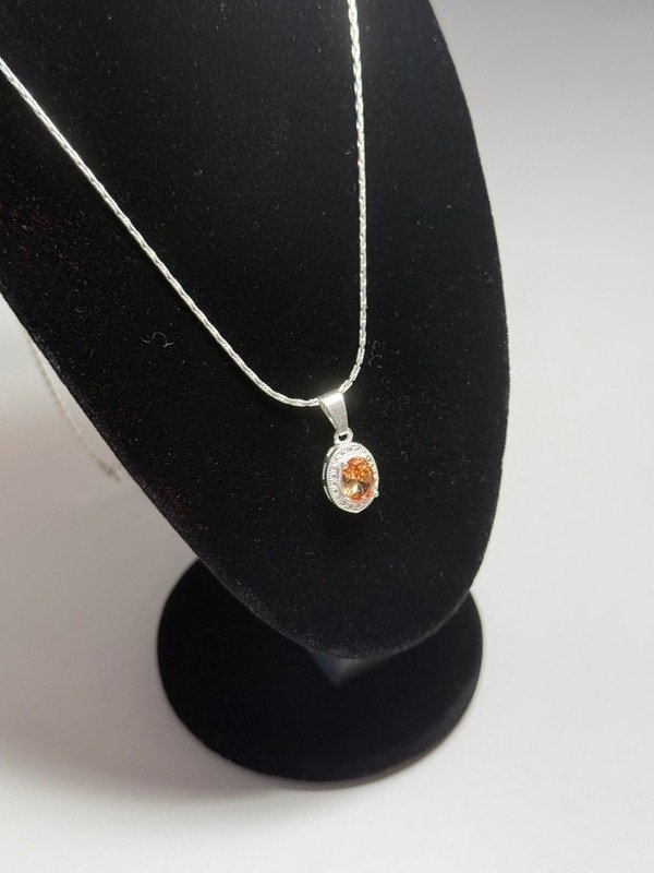 Producto - Dije con piedra dorado - 2