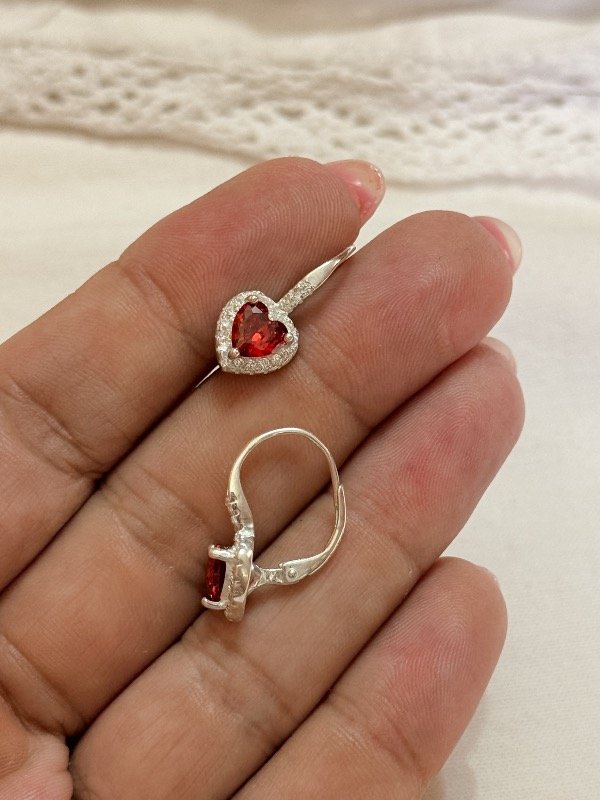 Producto - Arito con cierre France corazón 10mm - 1