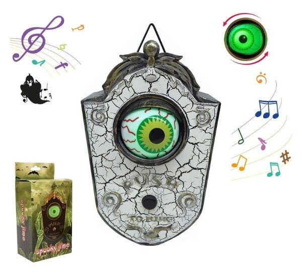 Producto - Accesorio Puerta Timbre Embrujado con Luz y Sonido - 0
